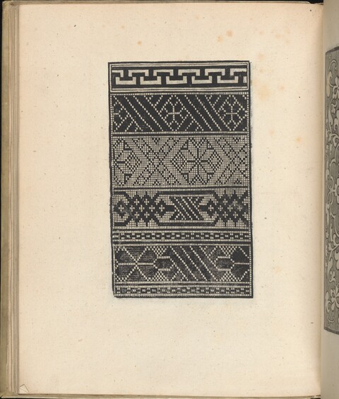 Vintage Geometric Textile Pattern