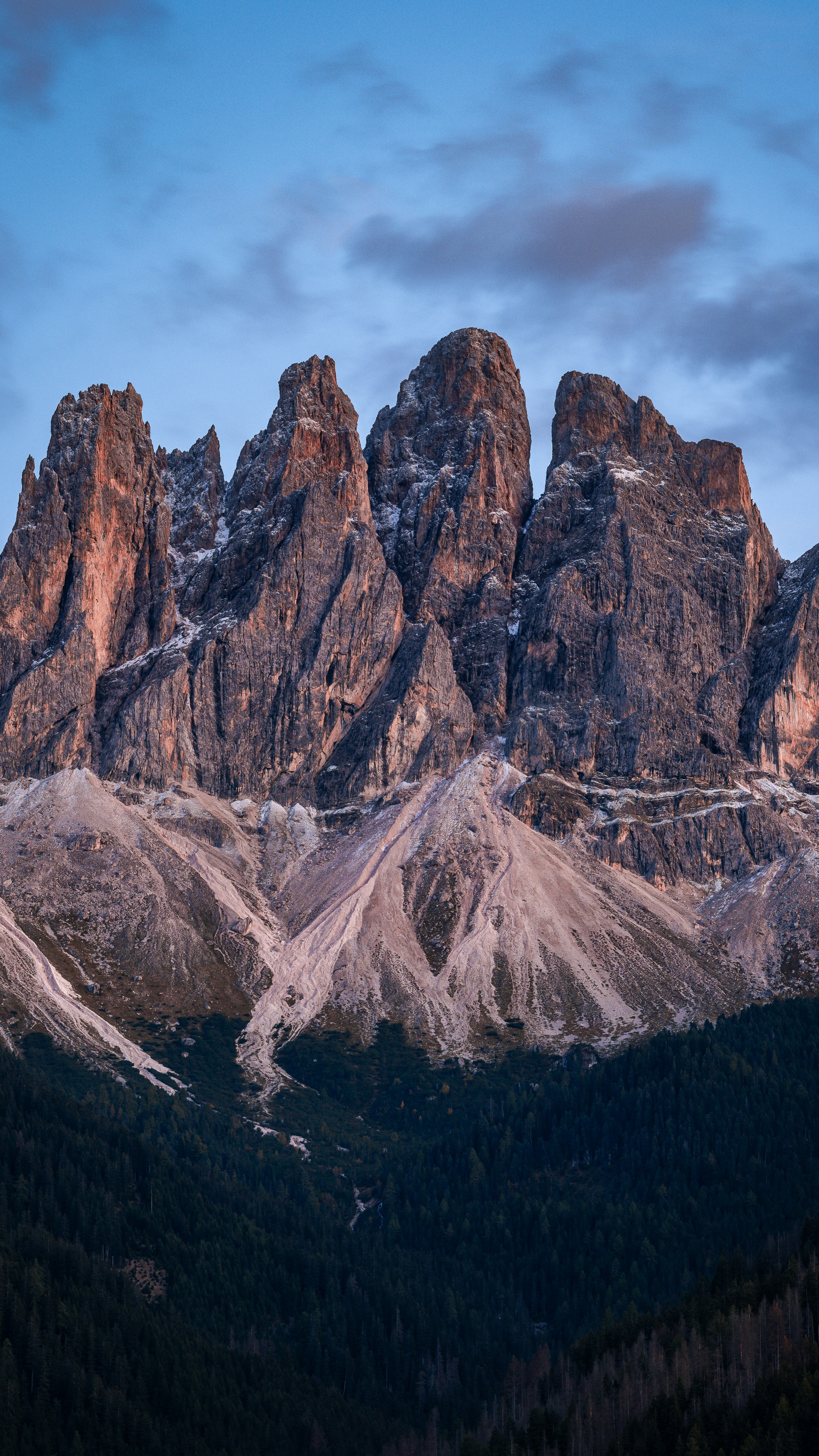 Jagged Rocky Mountain Peaks