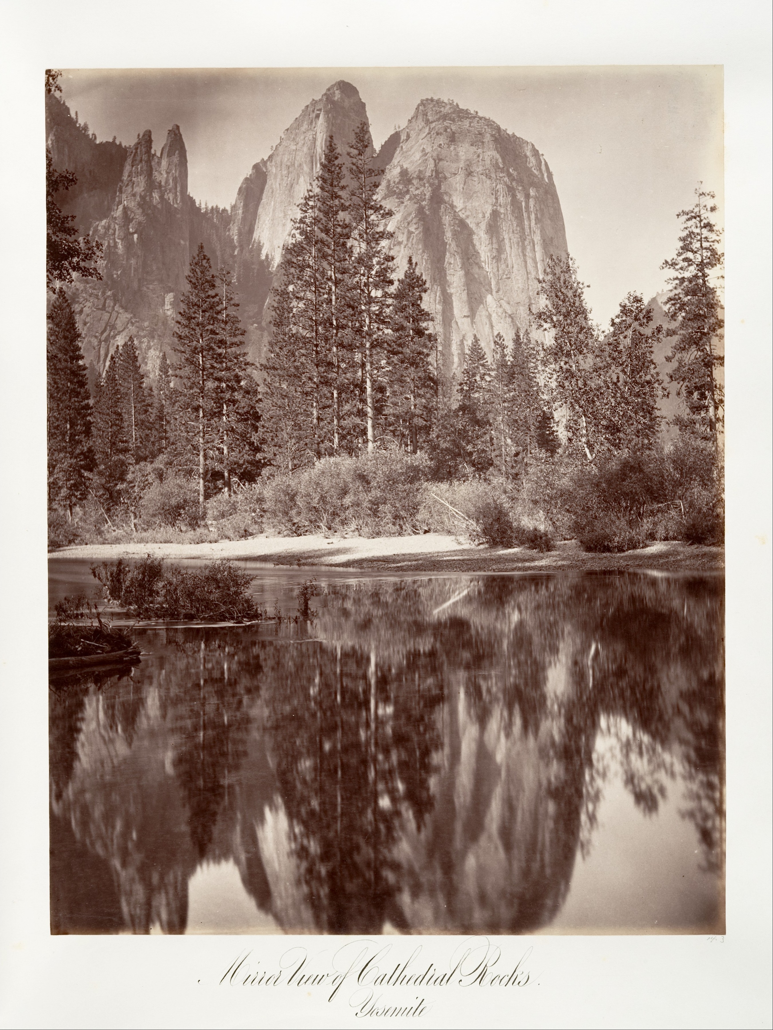 Yosemite Cathedral Rocks Mirror View
