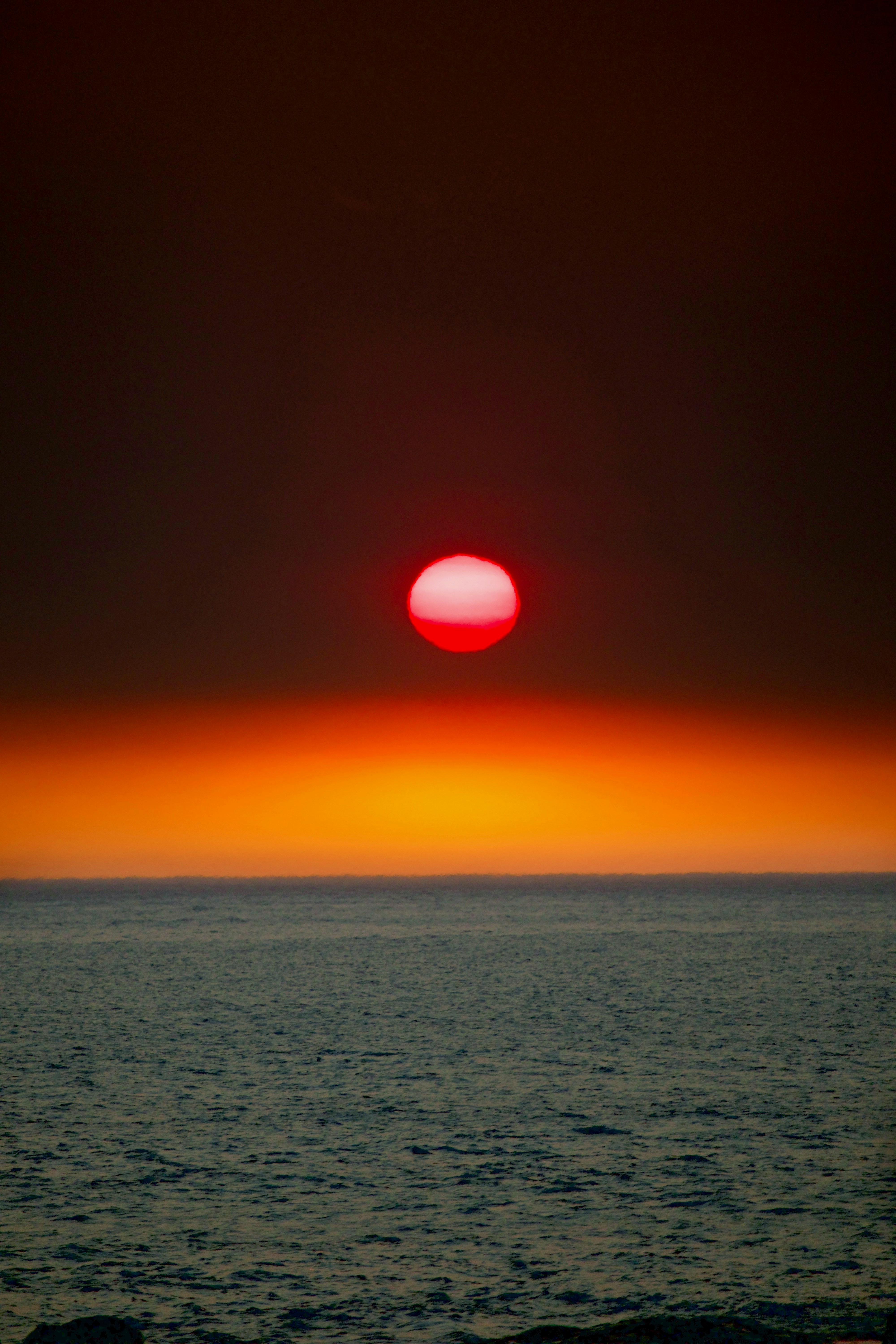 Sunset Over the Ocean