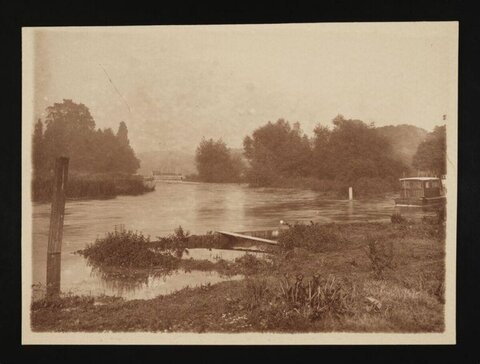 Vintage Riverside Landscape