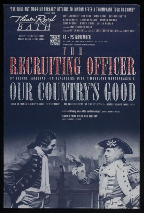 Theatre Double Bill Play Poster