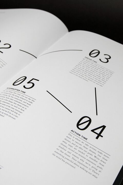 Open Book Time Planning Pages