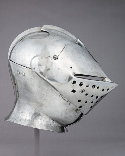 Medieval Knight's Steel Helmet