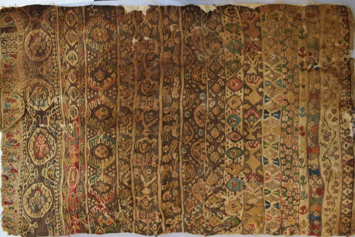 Ancient Patterned Woven Textile Fragment