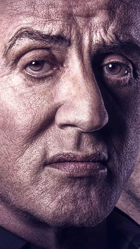 Close-up Portrait of Sylvester Stallone