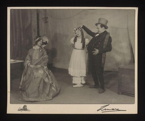 Vintage Stage Performance Scene