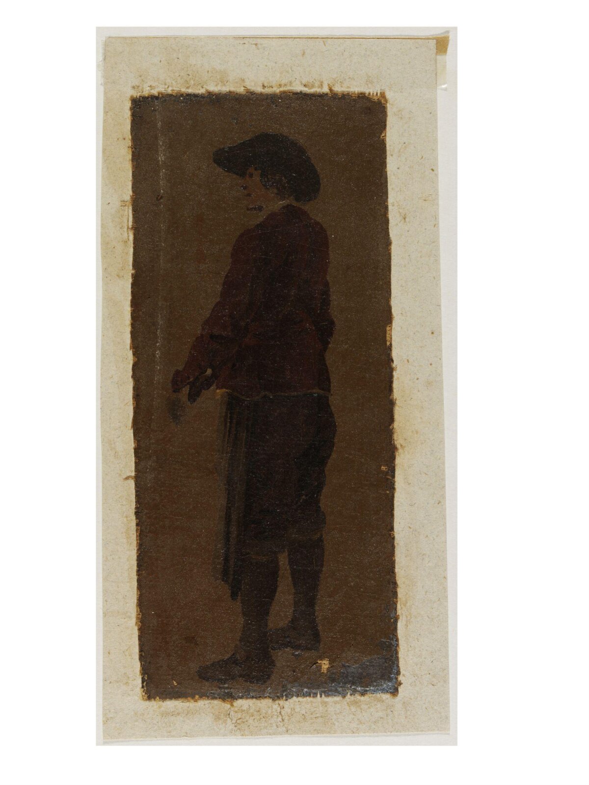 Standing Man in Side Profile