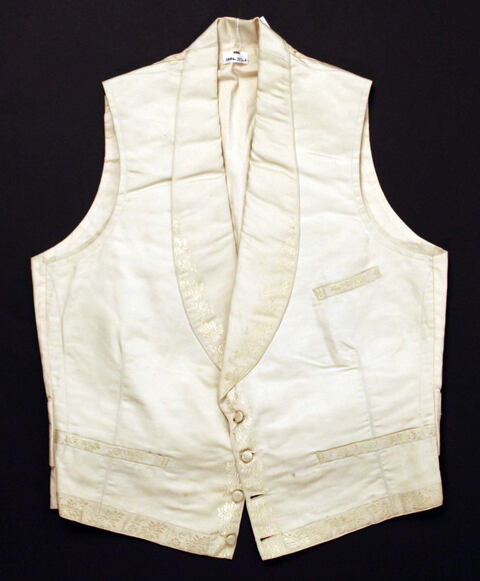 Ivory Silk Formal Waistcoat