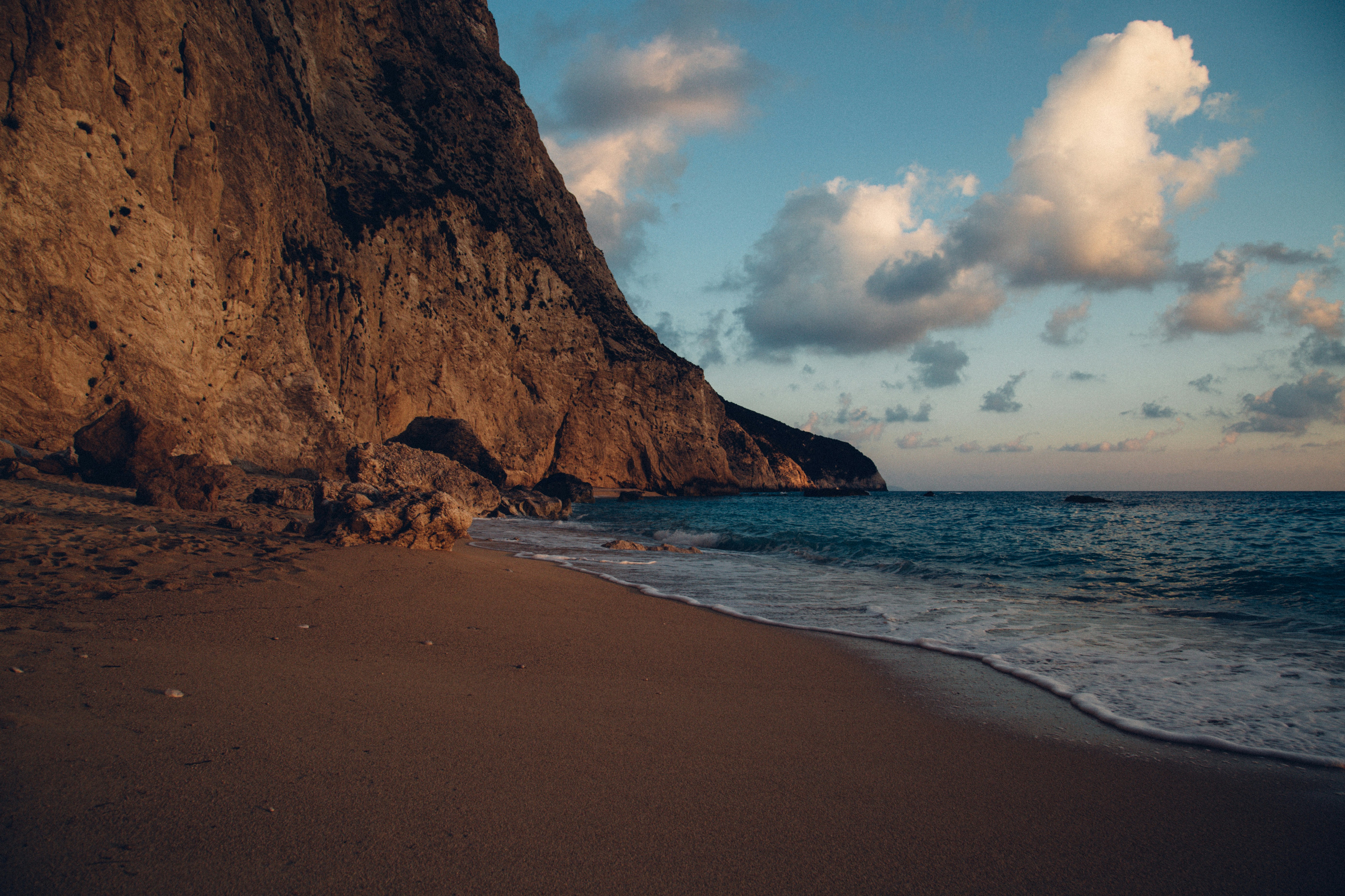 Cliffside Beach at Dusk