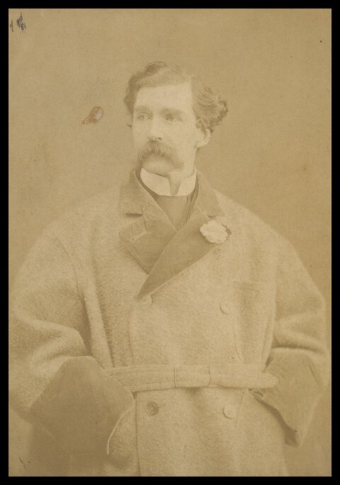 Vintage Portrait of 19th Century Gentleman