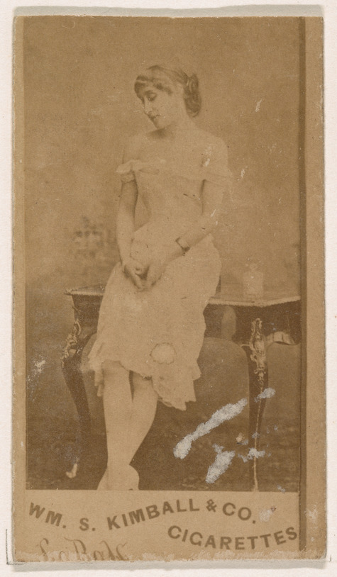 Vintage Kimball Cigarettes Actress Card