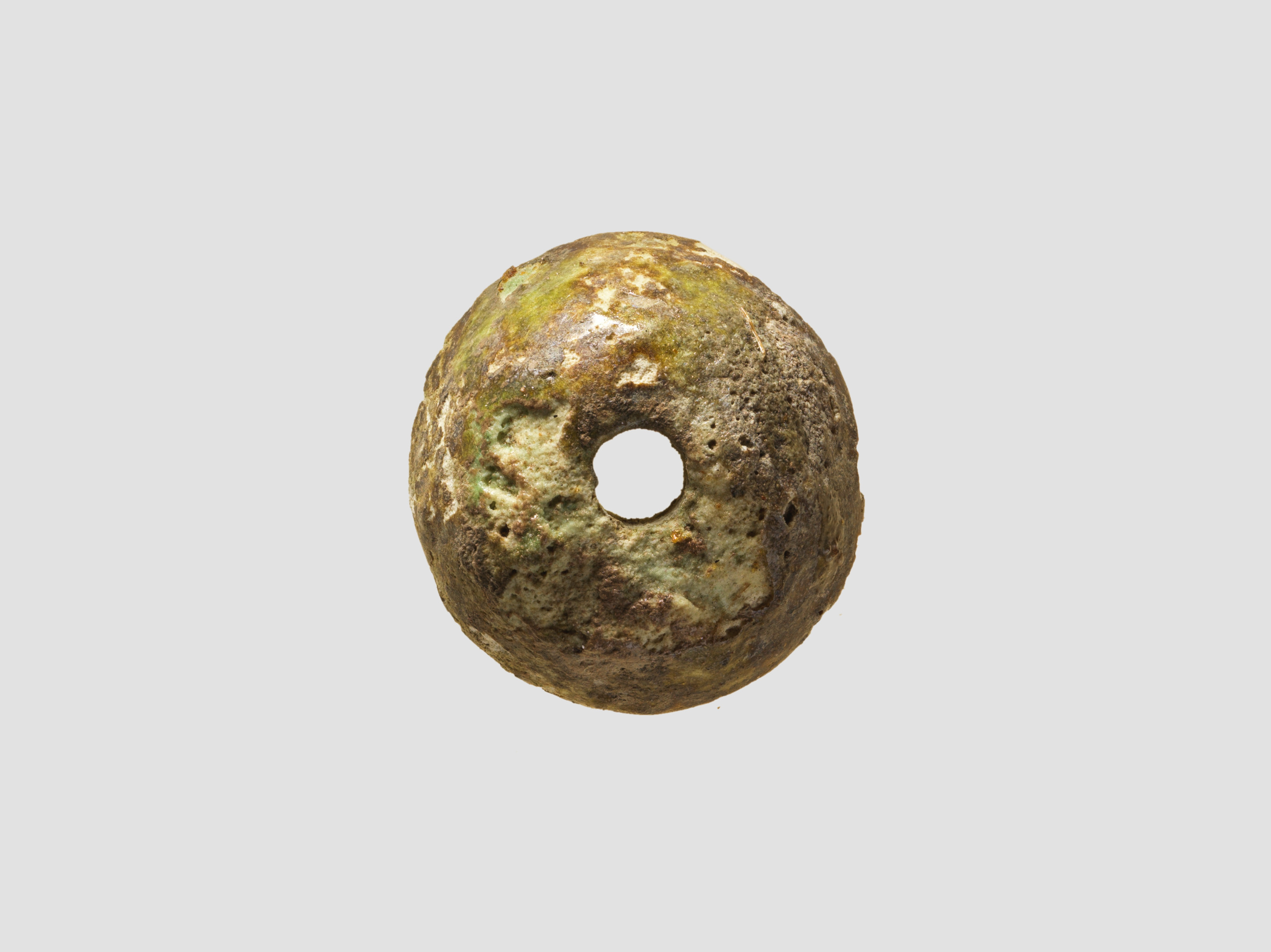 Ancient Perforated Ceramic Artifact