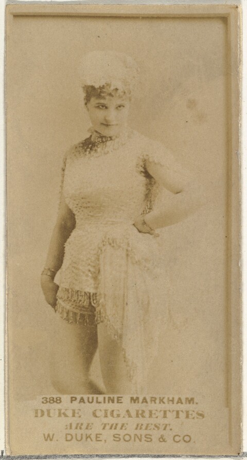 Pauline Markham Duke Cigarette Card