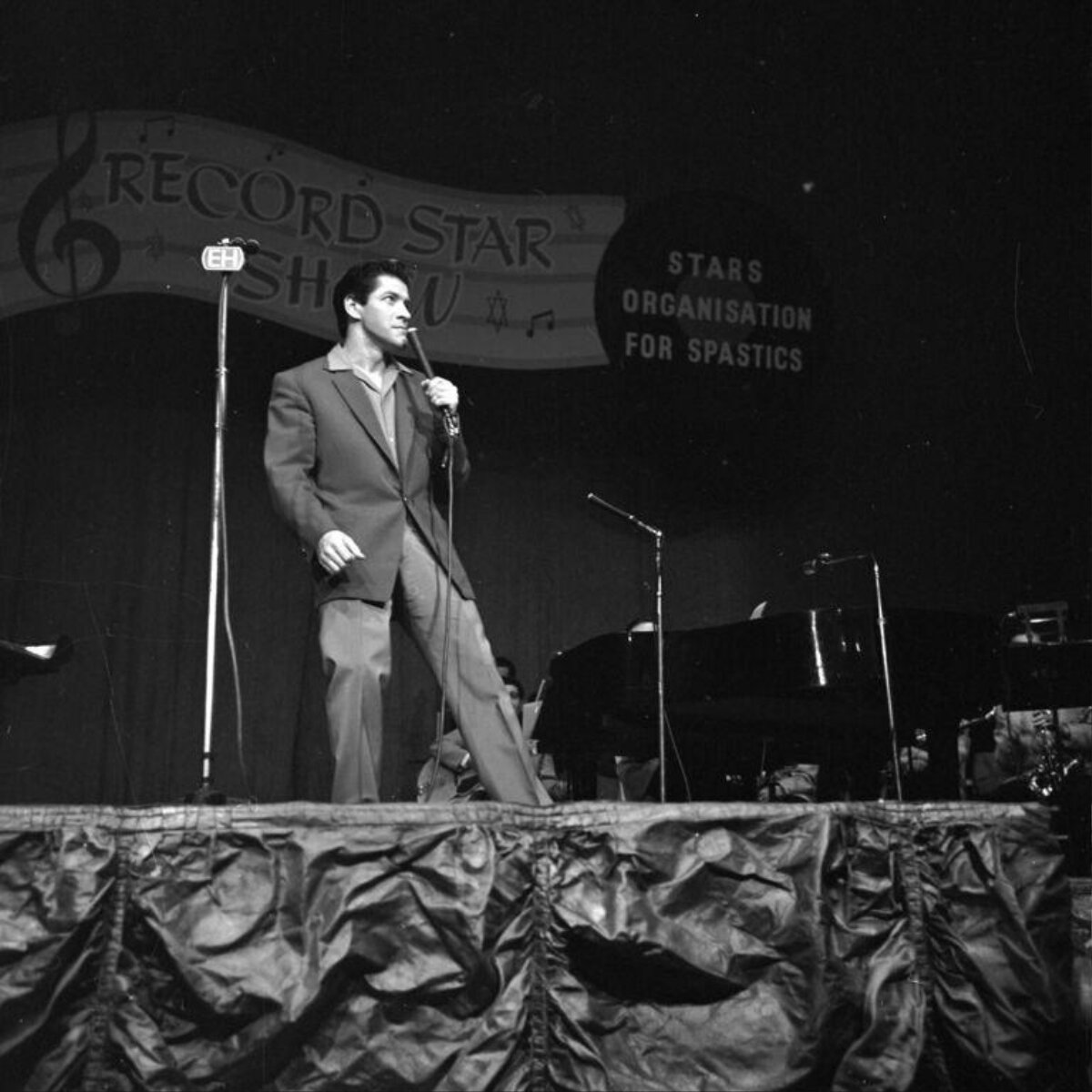 Singer Performing at Record Star Show