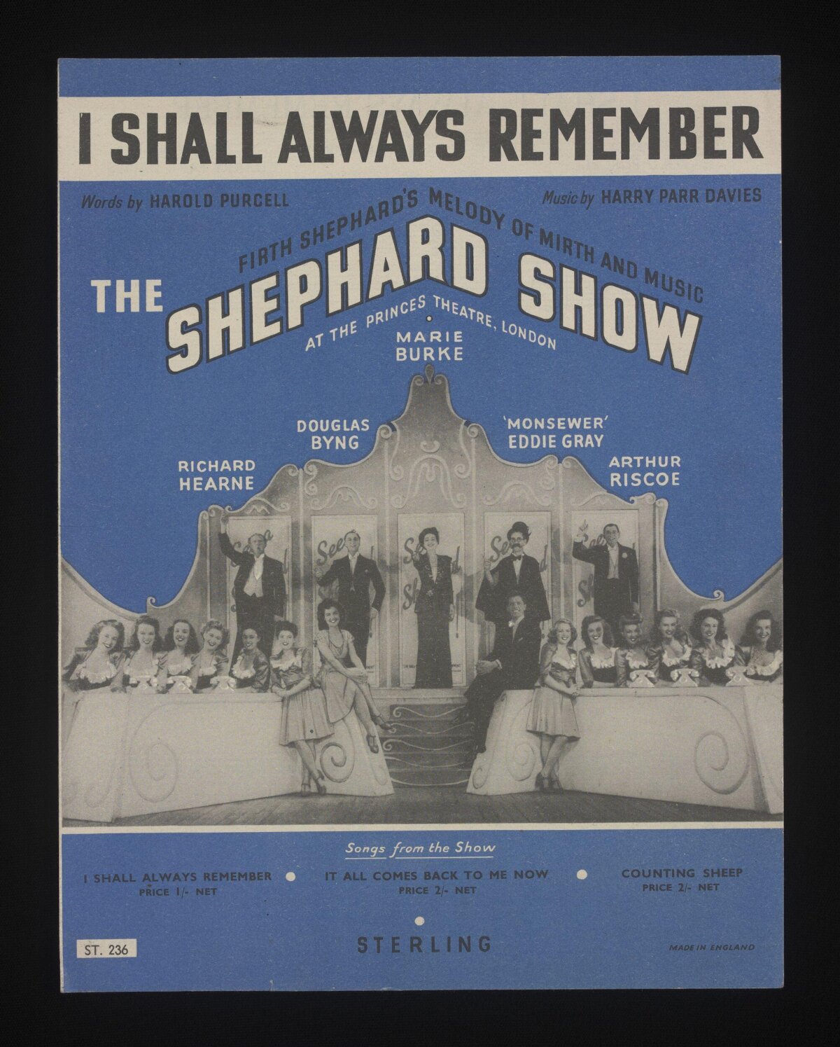I Shall Always Remember Sheet Music Cover