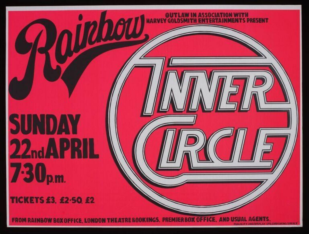 Inner Circle Rainbow Concert Poster