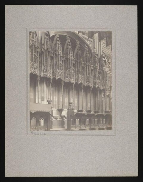 Ornate Gothic Choir Stalls