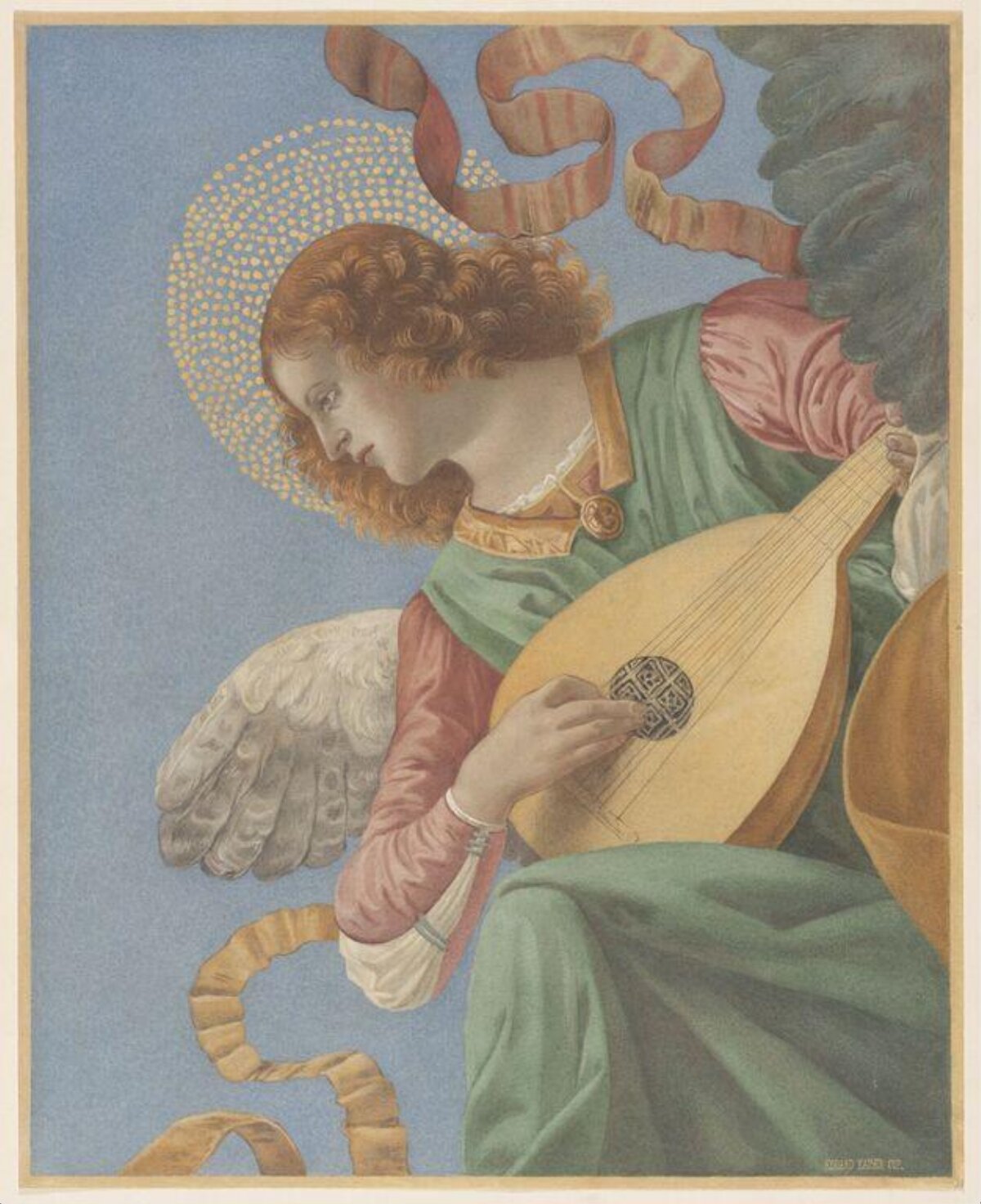 Angel Playing a Lute
