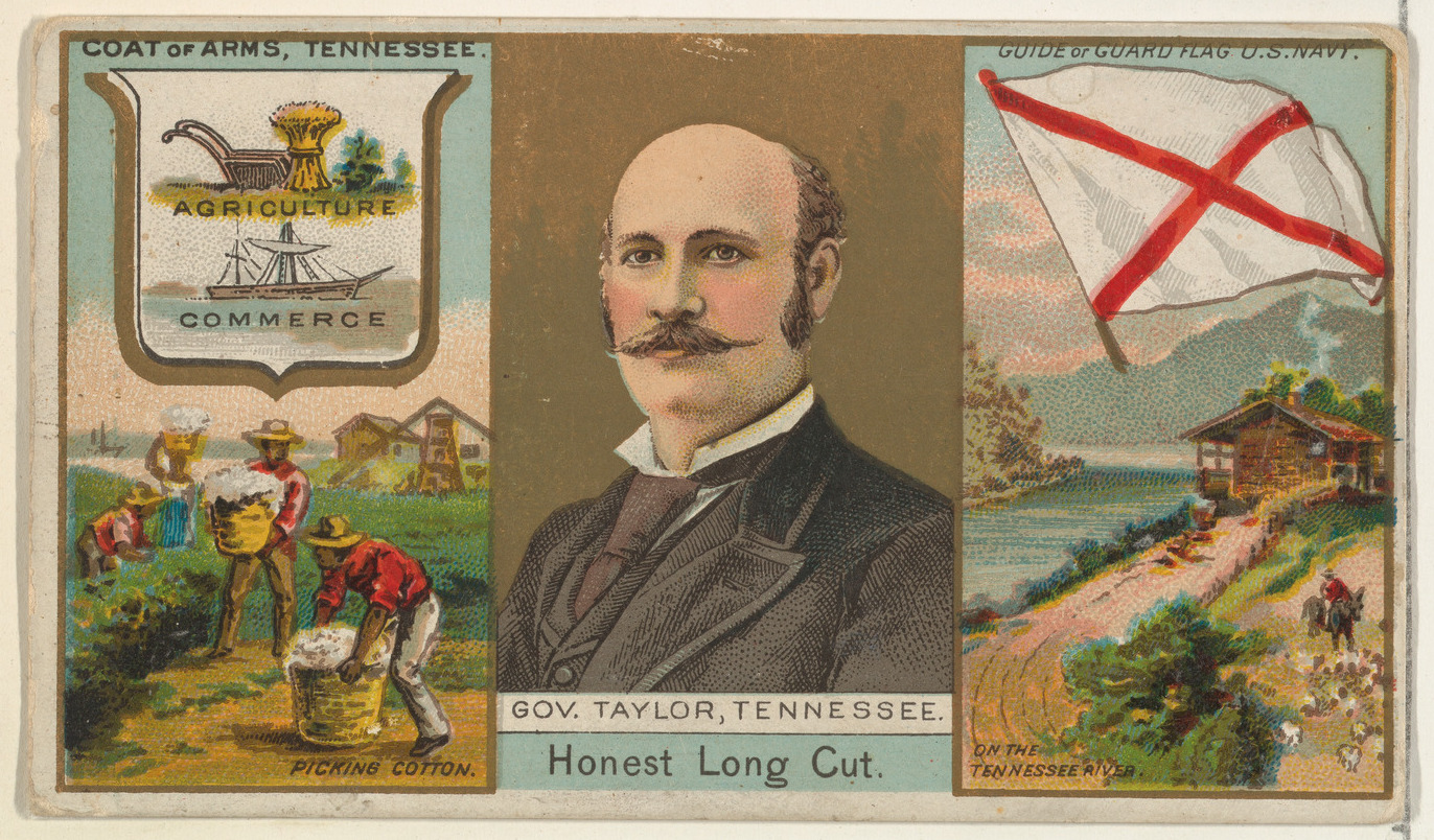 Vintage Tennessee Governor Taylor Tobacco Card