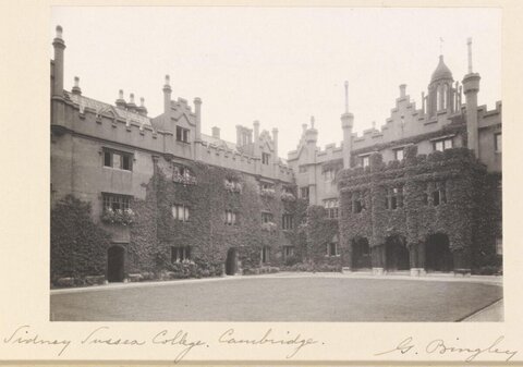 Sidney Sussex College Cambridge Courtyard