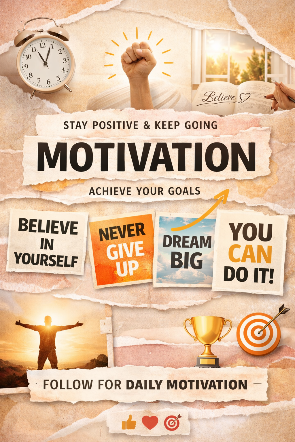 Daily Motivation Inspirational Poster