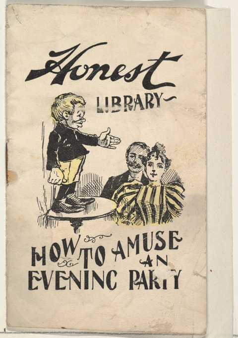 Vintage Evening Party Guide Pamphlet Cover