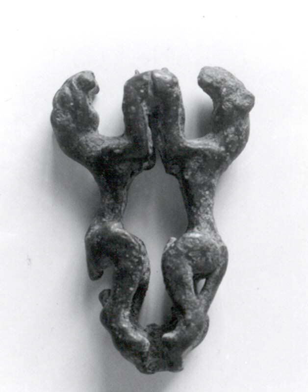 Ancient Double Beast Bronze Ornament