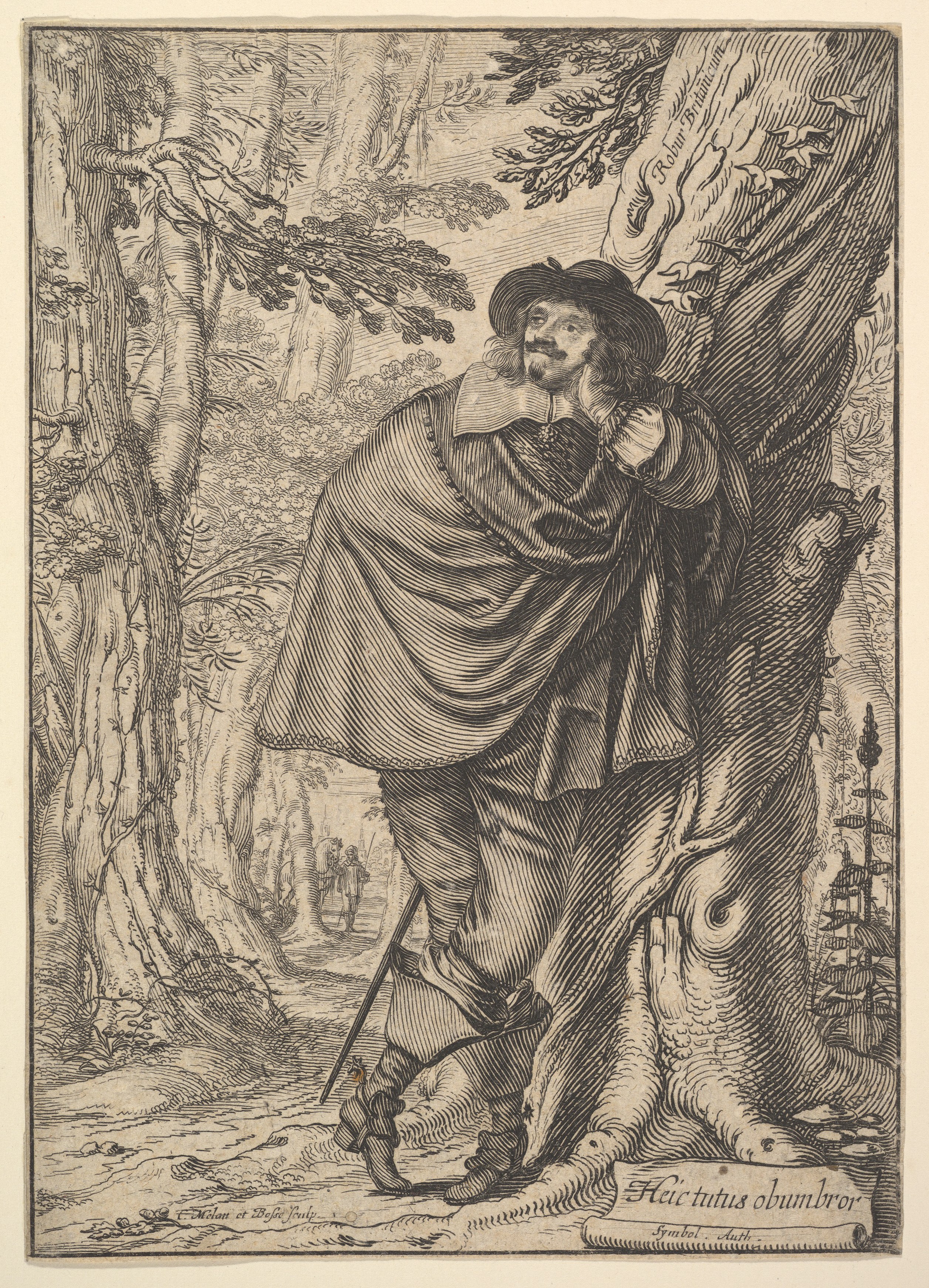 Portrait of a Man in Forest