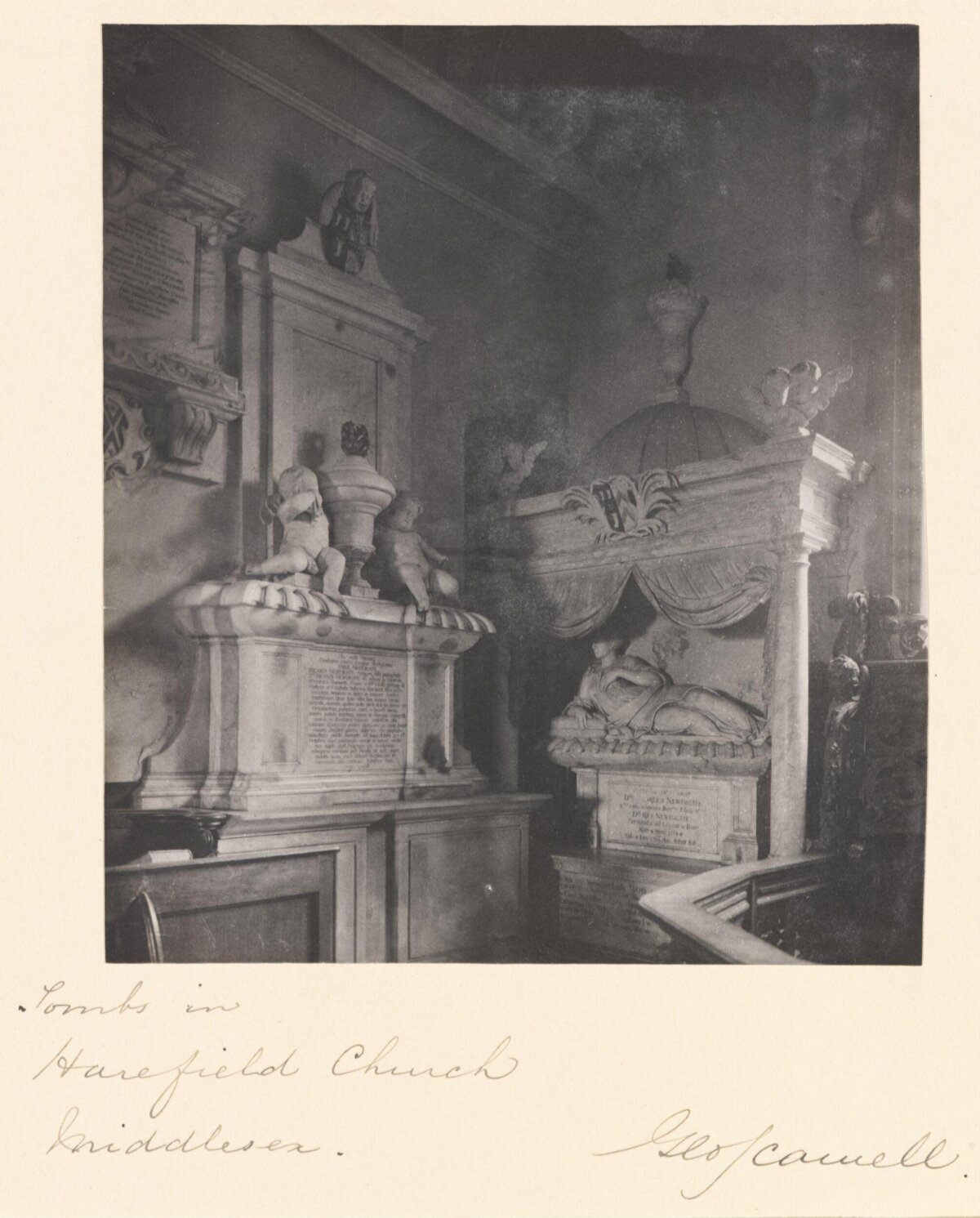 Tombs in Harefield Church