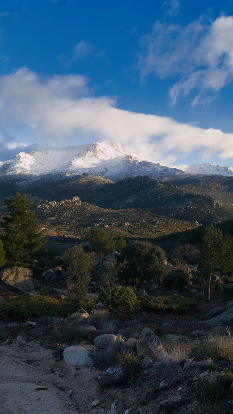Snow-Capped Mountain Landscape