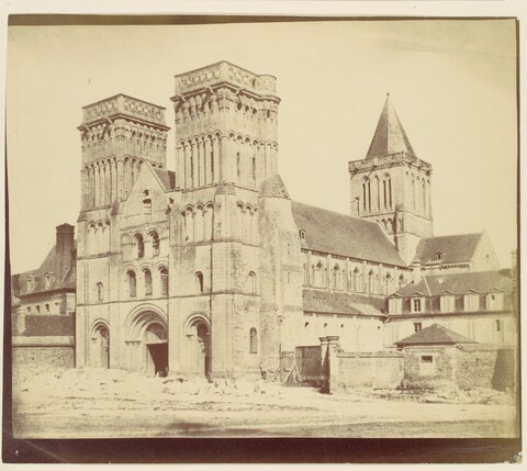 Vintage Photo of Medieval Stone Church