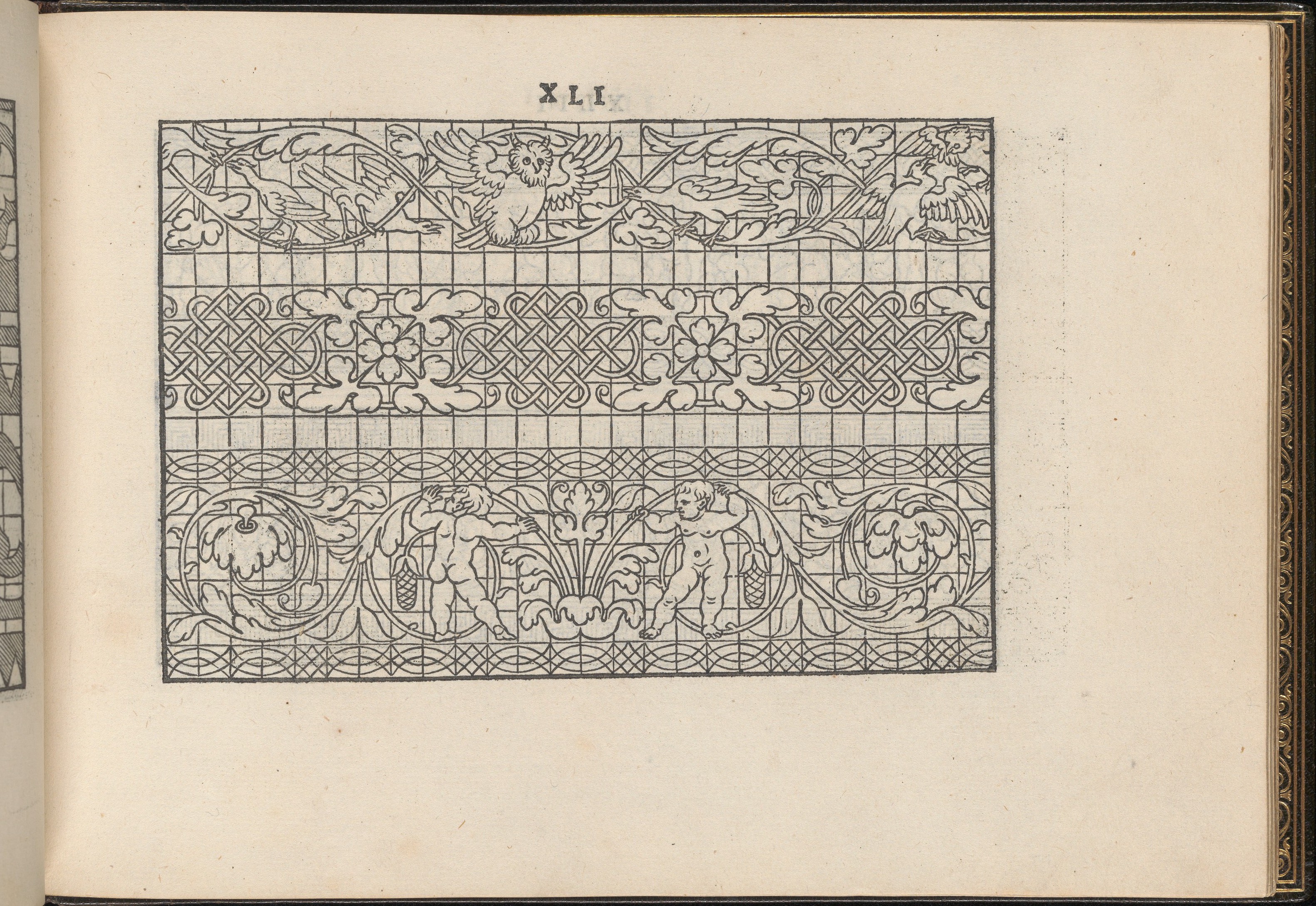 Antique Decorative Pattern Woodcut