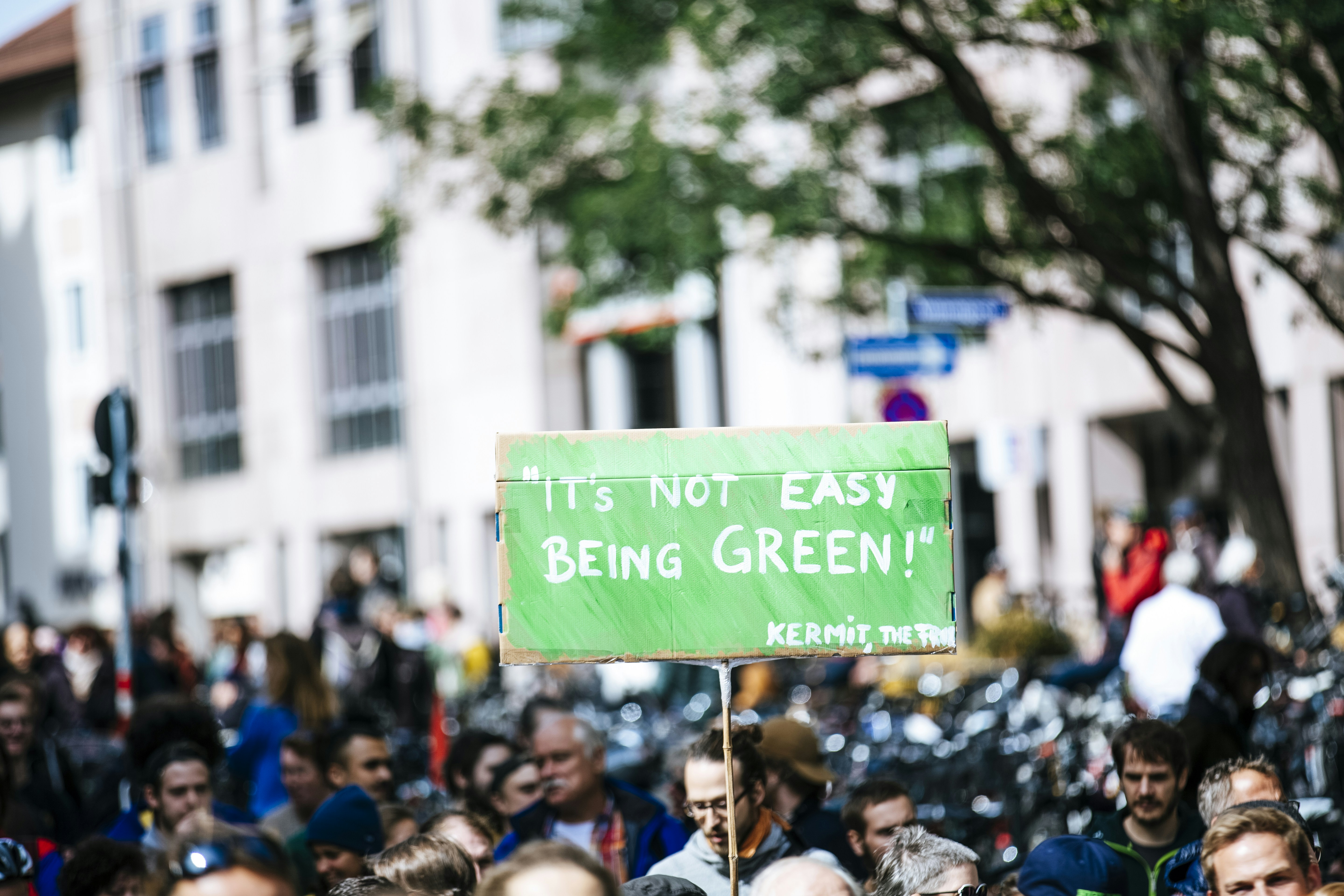 Environmental Protest March Sign