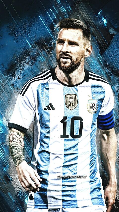Lionel Messi Argentina Portrait