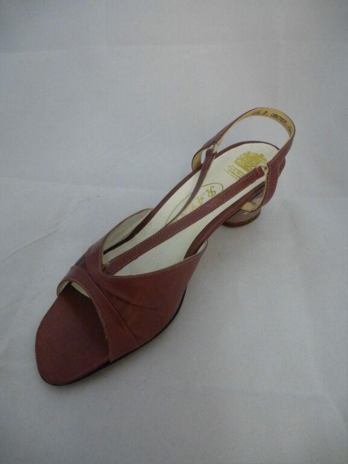 Vintage Brown Slingback Sandal