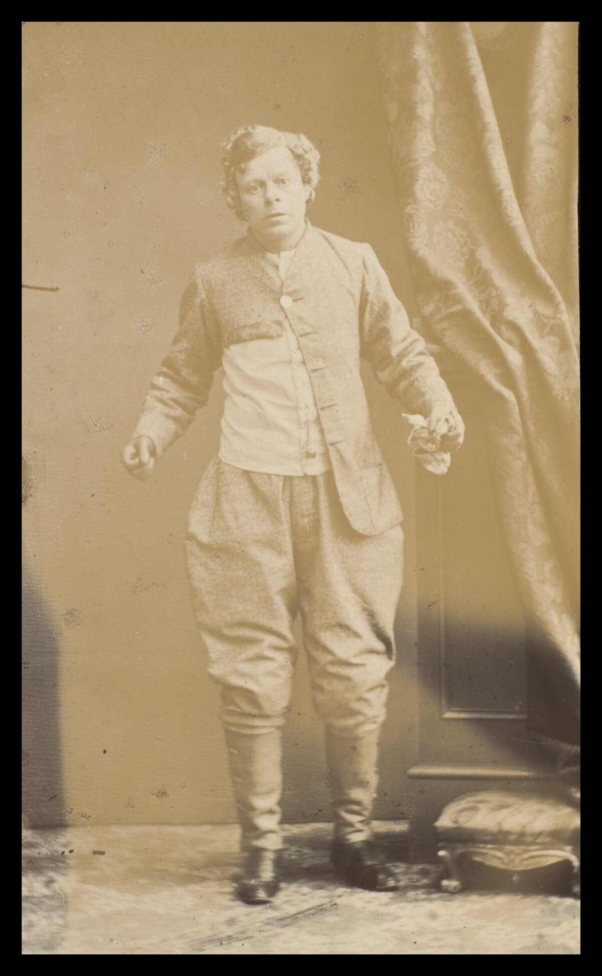 Vintage Full-length Portrait of a Standing Man