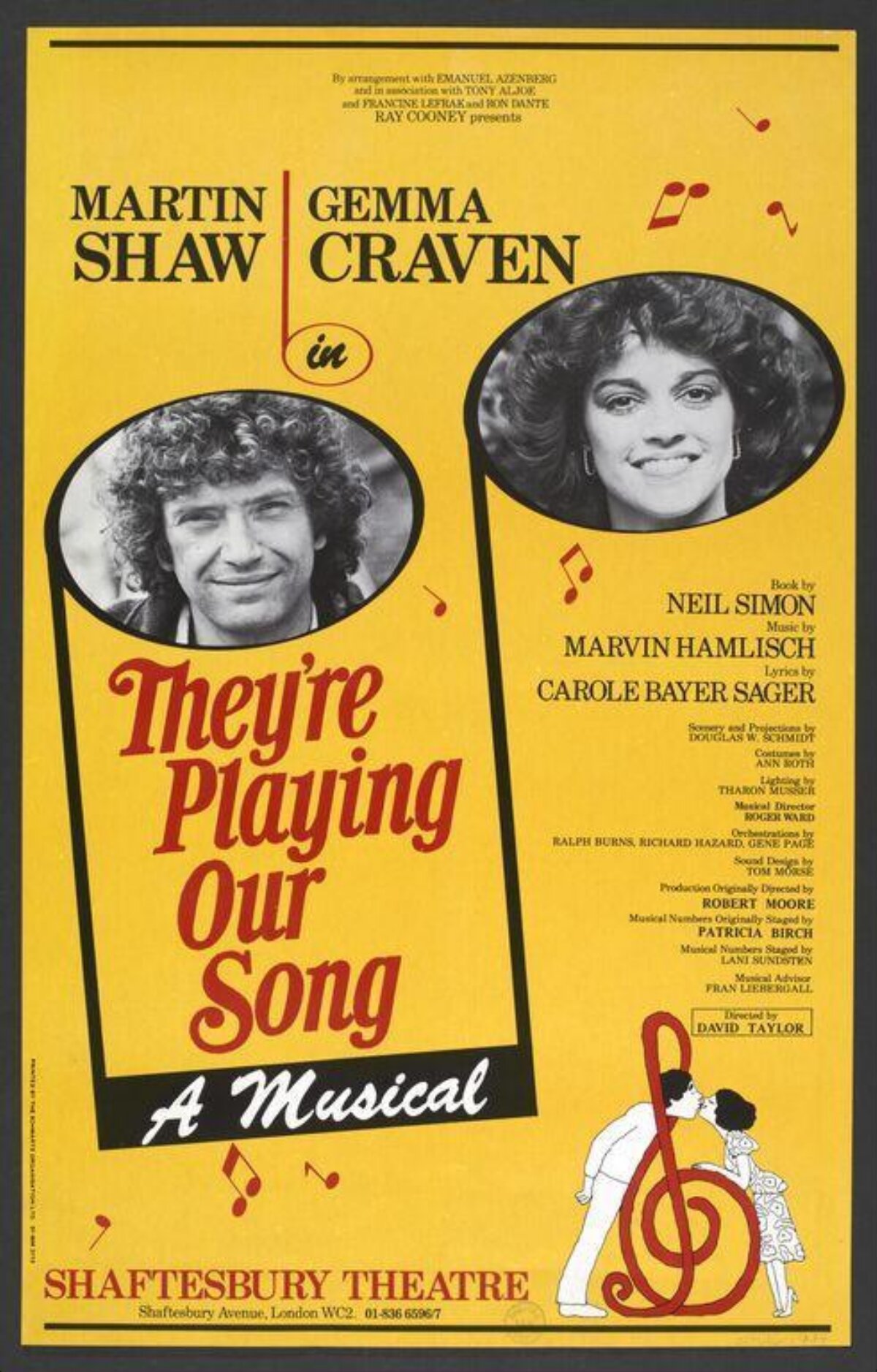 They're Playing Our Song Musical Poster
