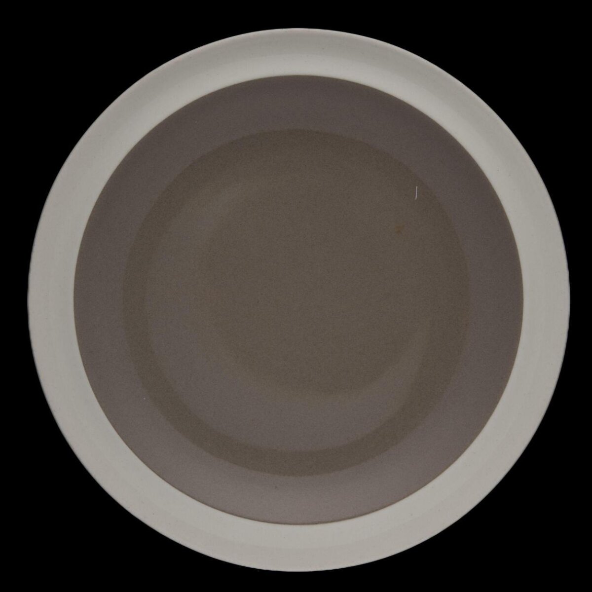 Two-tone Empty Ceramic Plate