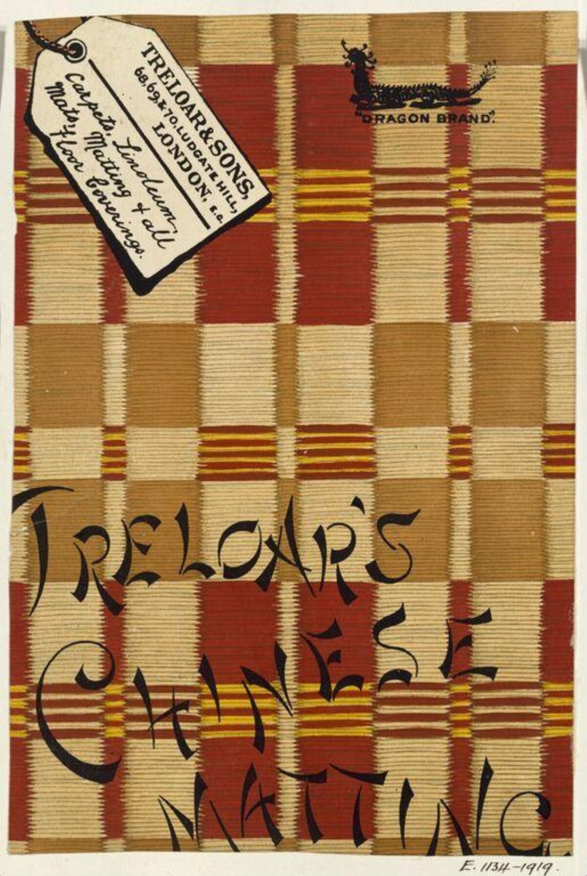 Treloar's Chinese Matting Advertisement
