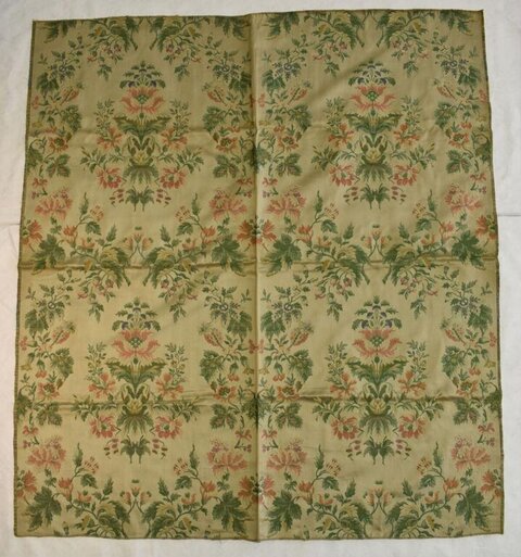 Vintage Floral Patterned Textile