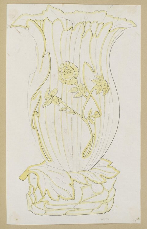 Decorative Vase Design Sketch