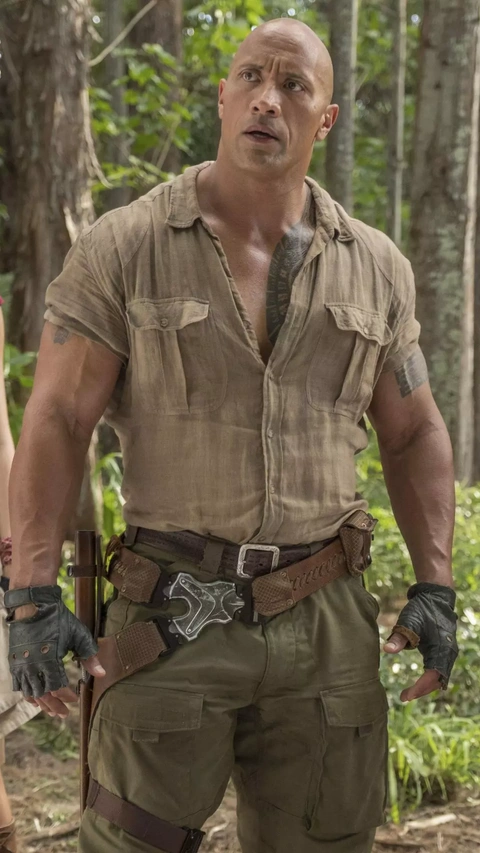 Dwayne Johnson In Jungle