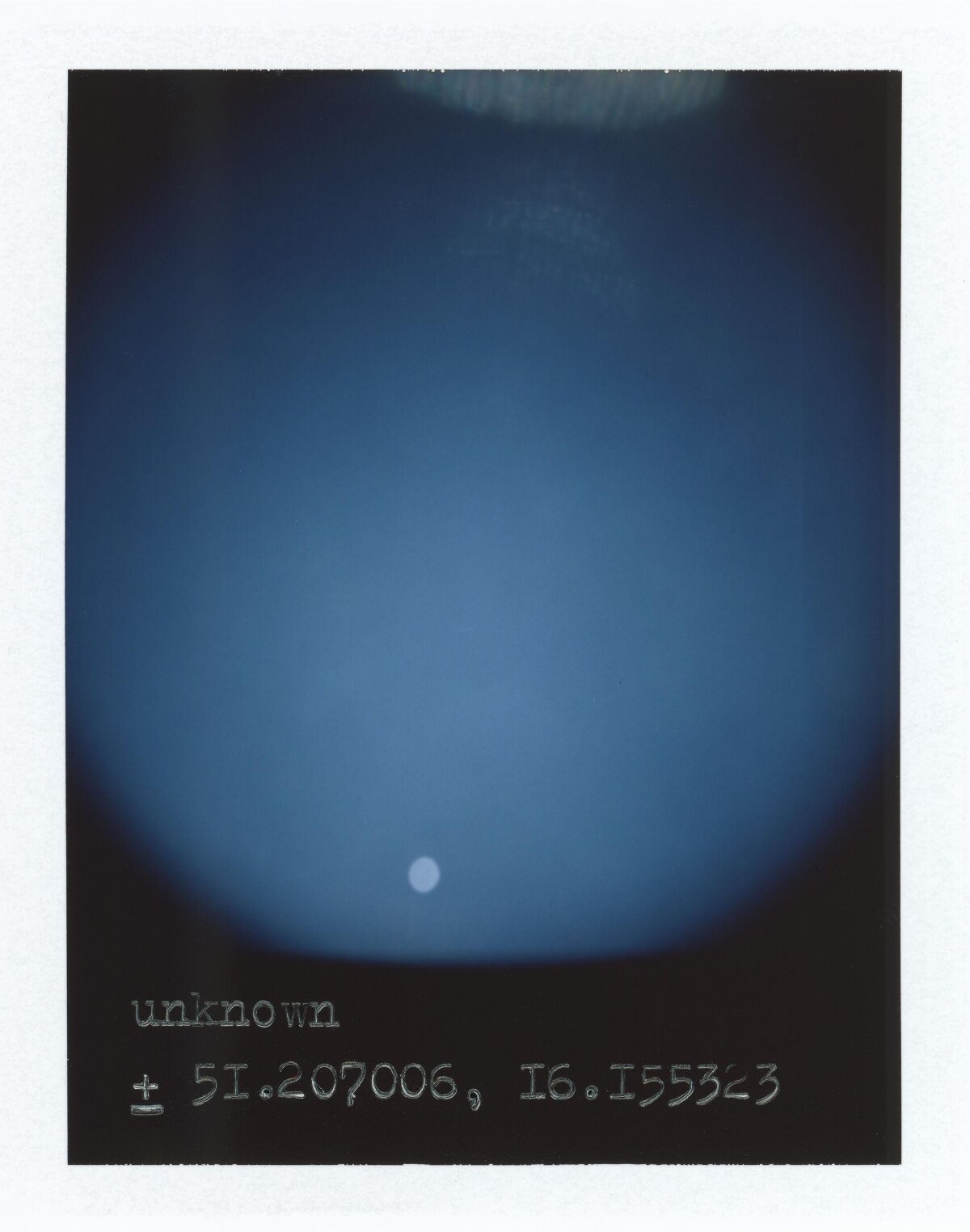 Minimal Blue Art with Unknown Coordinates
