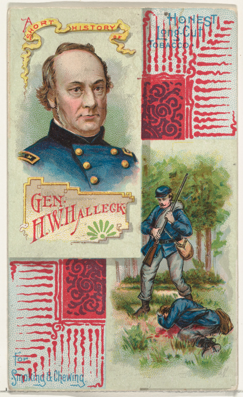 General Halleck Vintage Tobacco Card