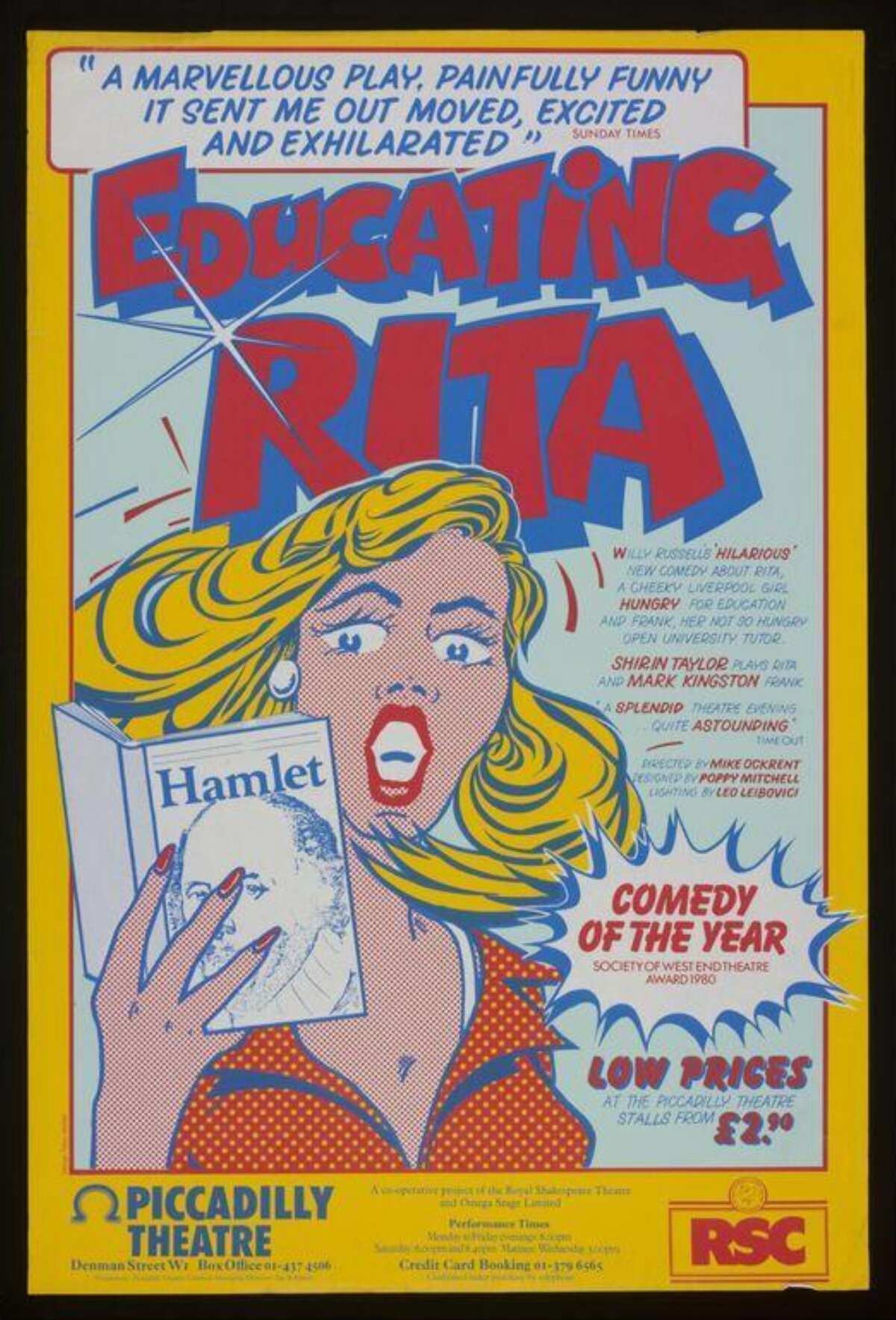 Educating Rita Theatre Poster