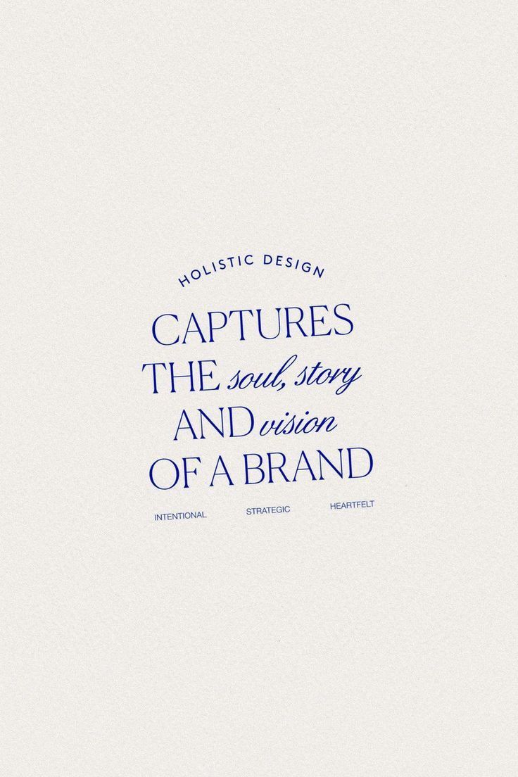 Holistic Brand Design Quote