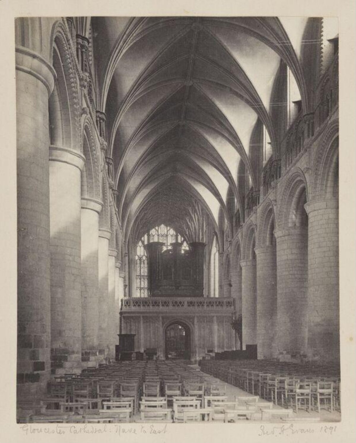 Gloucester Cathedral Nave East View