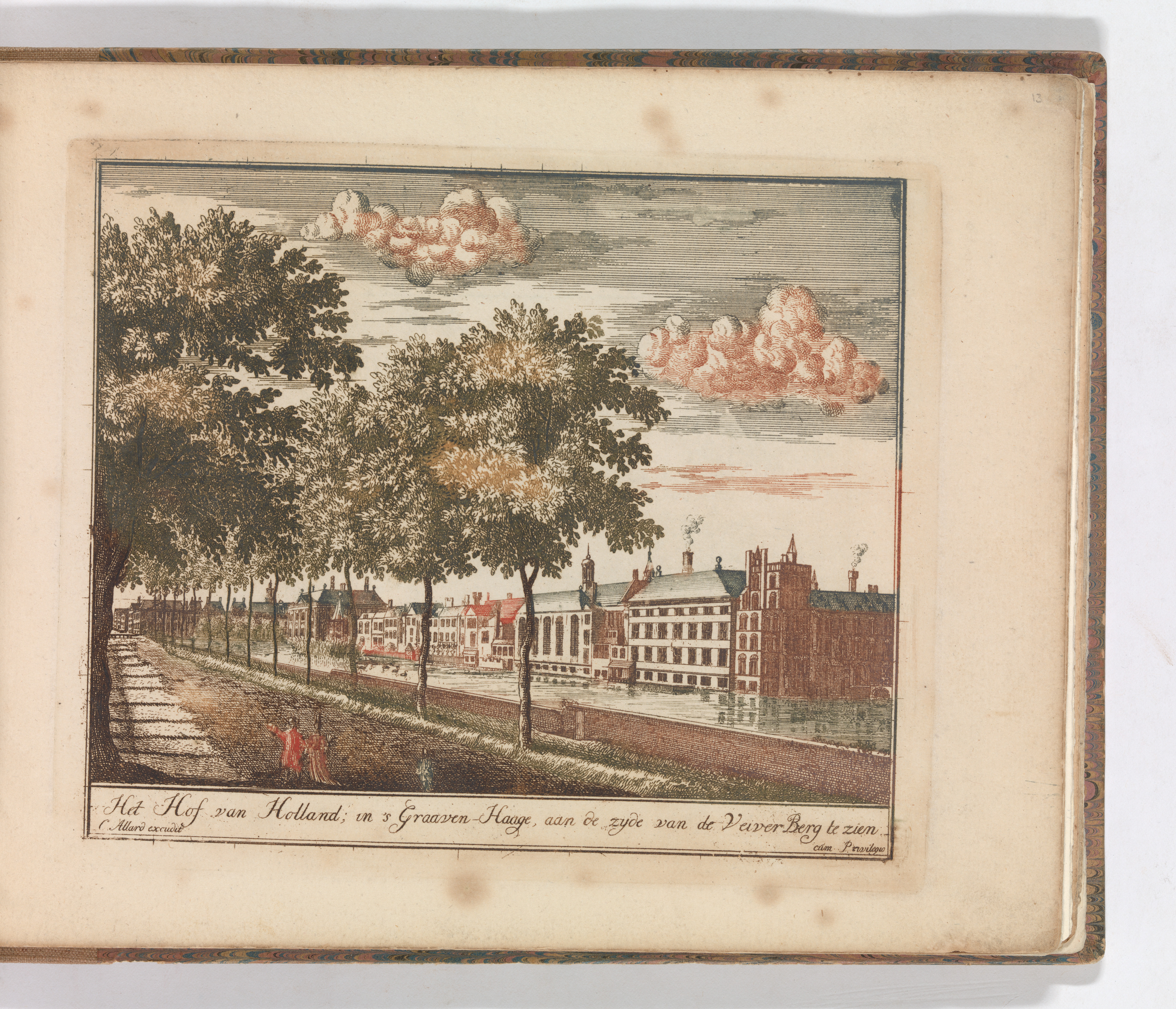 Antique View of Hof van Holland, The Hague