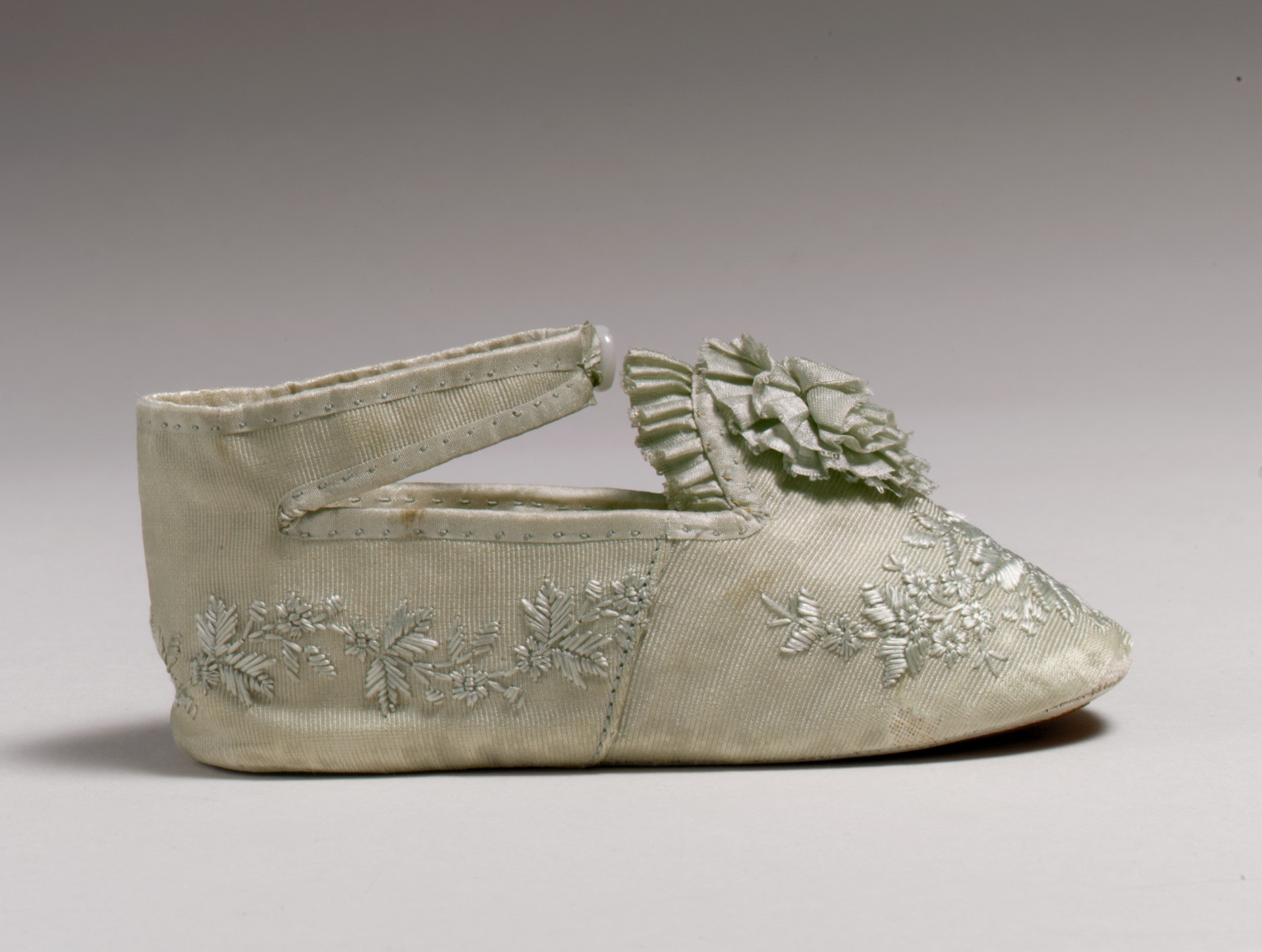 Antique Embroidered Baby Shoe